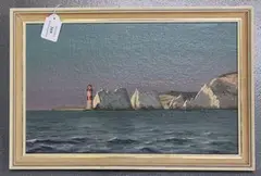 W. Waite, View of The Needles, oil on board