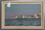 W. Waite, View of The Needles, oil on board