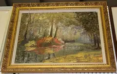 Woodland Walk, Bushy Park by Marie Lindsey, oil on canvas, sold Jan 2015