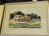 Juliet Pannett, The Spotted Cow, Angmering, 1978, watercolour