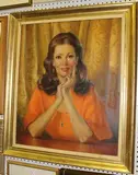 Wolf Craig Hainisch, Half Length Portrait of a Lady, 1974, oil on canvas