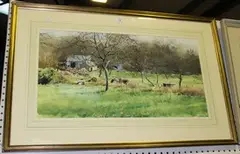 Richard Thorn, Quiet in the Afternoon, watercolour