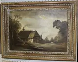 Philip Hugh Padwick, Thatched Cottage, Arundel Park, oil on canvas laid on board