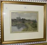 George F. Nicholls, Arundel, watercolour