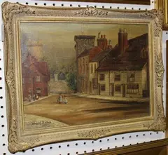 Winifred Bishop, View of Maltravers Street, Arundel, 1901, oil on canvas