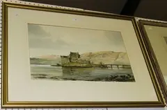 Duncan Palmar, Solitary Might - Loch Duich, watercolour