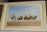 Percy Johnson, Morocco Charge, oil on canvas