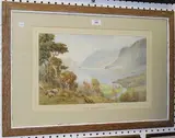Elliot Henry Marten, Crummock Water from Scale Fell, watercolour over pencil traces