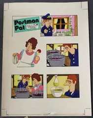 Joan Hickson, Designs for Postman Pat Books and Annuals, eleven watercolours with gouache