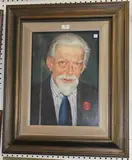 H. Haider, Study for The Portrait of The Earl of Harewood, 2000, oil on canvas
