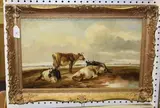 F. Knight, Cattle in a Landscape, 1881, oil on canvas