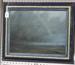 Derek Hare, Stormy Landscape, 1982, oil on canvas