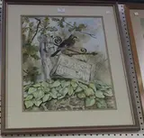 David Barber, Jays Hollow, watercolour