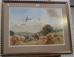 Christopher Jarvis, Victory Roll, watercolour
