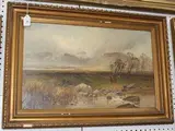 P.H. Ellis, Penmaen Pool, N. Wales, oil on canvas