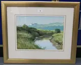 Andrew Dandridge, Early Morning on Cuckmere Marshes