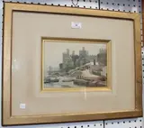 James Thomas Watts, Conway Castle, watercolour