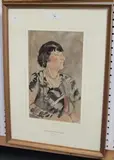 Henry Havelock Allan, Half Length Portrait of a Lady, 1931, watercolour