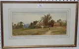 Edward Beecham Lait, Highden House, Washington, Sussex, watercolour