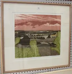 John Brunsdon, Border Country, colour etching