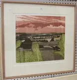 John Brunsdon, Border Country, colour etching
