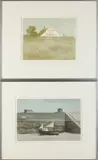 Twee werken van Mart Kempers, Dijk + Dijk-woning, 1978, Lithografie op papier