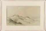 Jan Kagie, Duingezicht Texel, Aquarel op papier