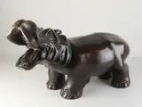 Groot bronzen beeld, Nijlpaard