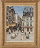Anton Karssen, Hollands stadsgezicht, Olieverf op linnen