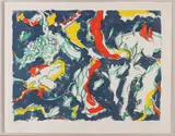 Maurice Wyckaert, Abstracte compositie, Litho op papier