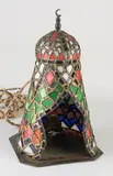 1900 by compositie metalen tafellamp Antieke Weense, sold Jul 2021