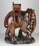 Groot houten figuur, Indische olifant