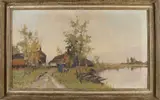 Adrianus Zwart, Poldergezicht met boerderij