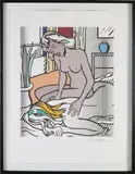 Roy Lichtenstein, Twee naakte dames, Lithografie op papier