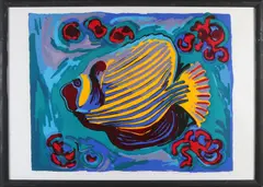 Frank Rosen, 2x Abstract, Twee lithografieën, 1994