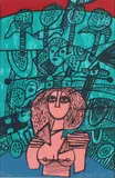 Guillaume Cornelis van Beverloo, Topless dame, Lithografie op papier