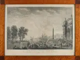18e Eeuwse Franse gravure, J. Daulle, 18e Eeuwse Franse gravure