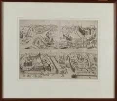 17e Eeuwse gravure, Belegering van Breda, 17e Eeuwse gravure