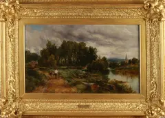 T.K. Soper, Engels landschap, Olieverf op linnen