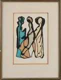 Riek Schagen, Moderne compositie, Stift op papier