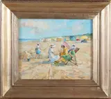 P. Renard, Dames op strand