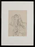 Zittende vrouw by Henri Matisse, Lithografie op papier, sold Jan 2021