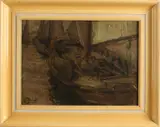 Onduidelijk gesigneerd, Platbodems Spakenburg