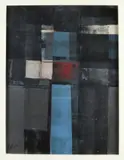 Dirkjan Ribbeling, Abstracte compositie, Acryl op paneel