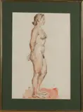 Edith Elizabeth Pijpers, Vrouwelijk naakt, Gemengde techniek op papier
