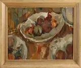 Eduard Ferdinand van der Burgh, Fruitstilleven, Olieverf op paneel