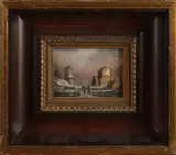 Monogram P.J.H., Hollands wintergezicht, Olieverf op paneel