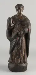 Houten figuur, Monnik
