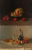 Wanders Pendant A, Stilleven met fruit, groente etc., Olieverf op linnen