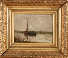 Gerhard Morgenstjerne Munthe, Platbodem, 1914, Olieverf op paneel
